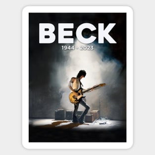 Jeff Beck No. 3: Rest In Peace 1944 - 2023 (RIP) Sticker